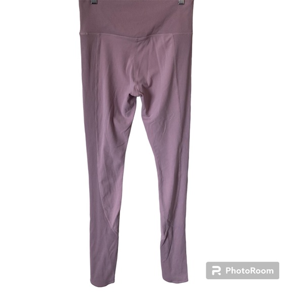 Athleta Barre Rib Tight Yoga Leggings Sugarplum Muave Size S - Picture 2 of 7